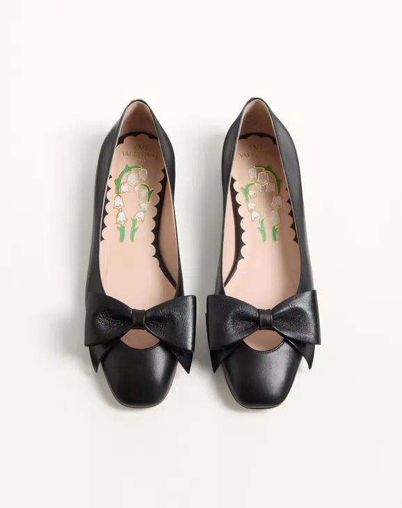 Valentino Bowow Kidskin Ballerina - Image 5